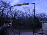 The trailhead.