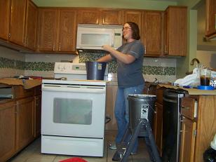 Jen tiles like the wind!