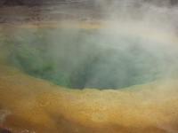 The vivid Morning Glory Pool.